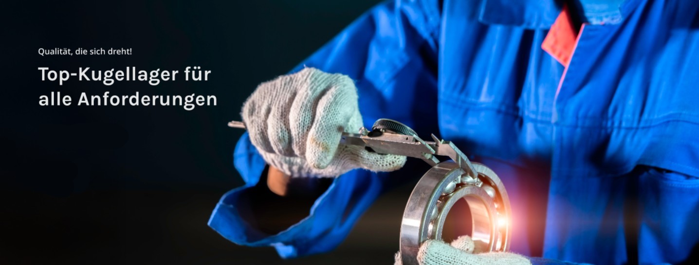 Kugellager in der Hand